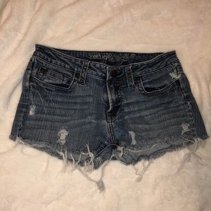 Size 5 Denim Cut Off Shorts